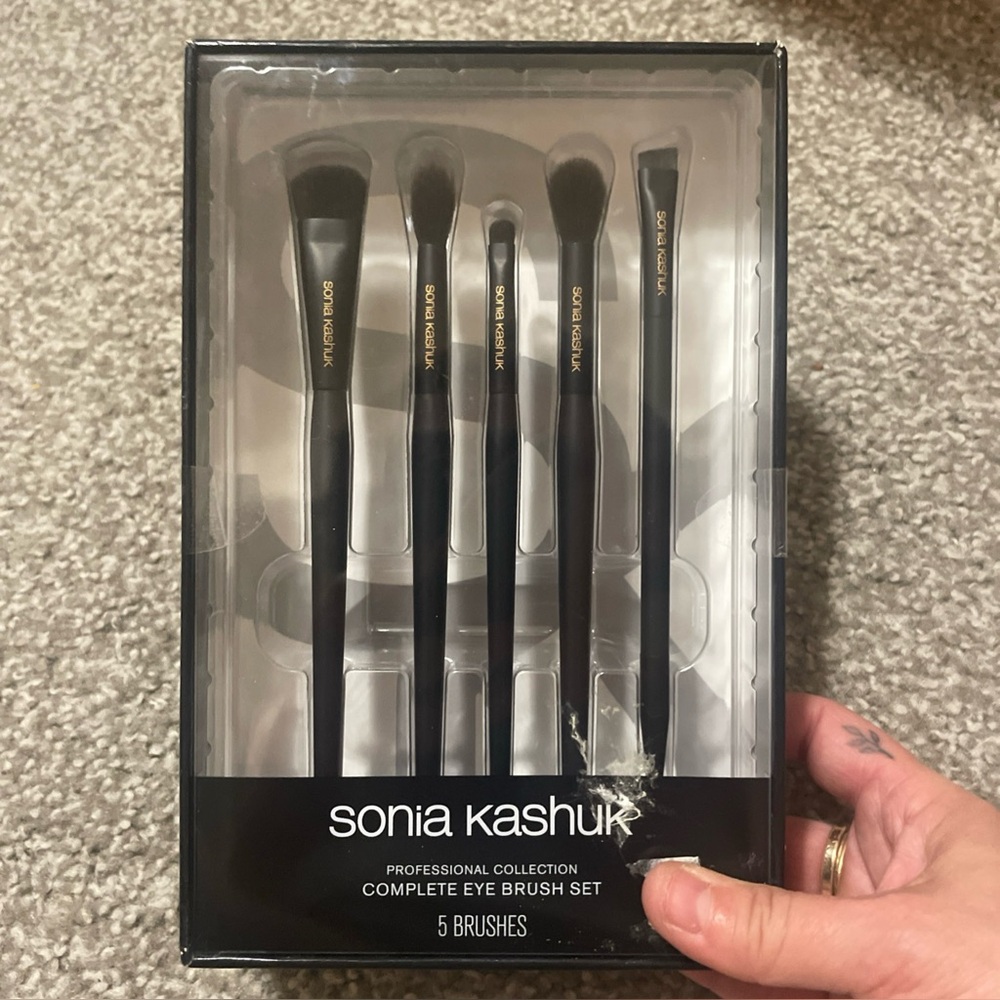 Sonia Kashuk Black and Gold Eye Brush Set - 5 Piece